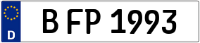 Truck License Plate